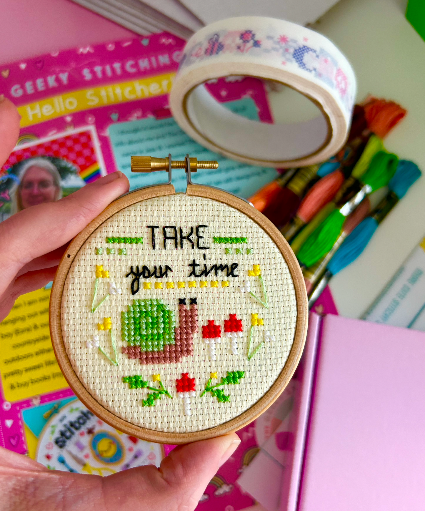 Take your time *Cross stitch kit*