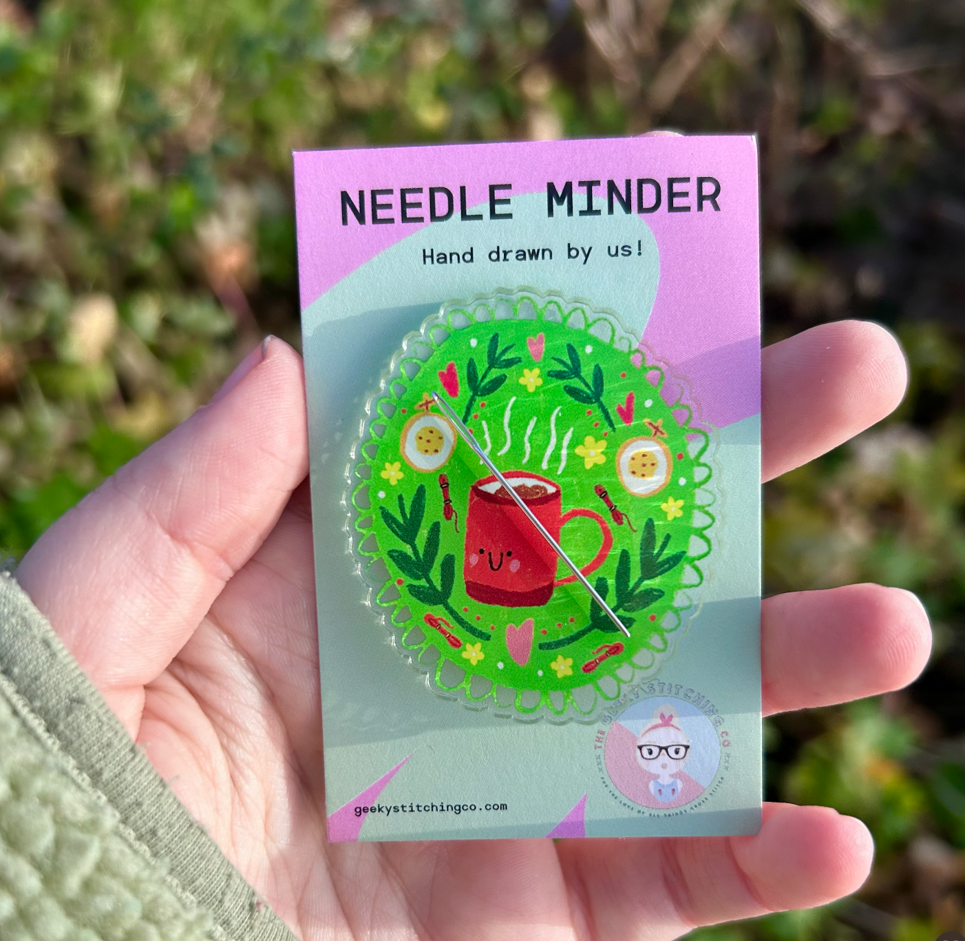 Acrylic Needle minder (Hot Choc)