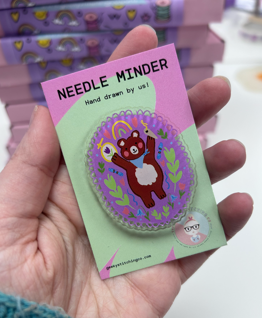 Acrylic Needle minder (Bear)