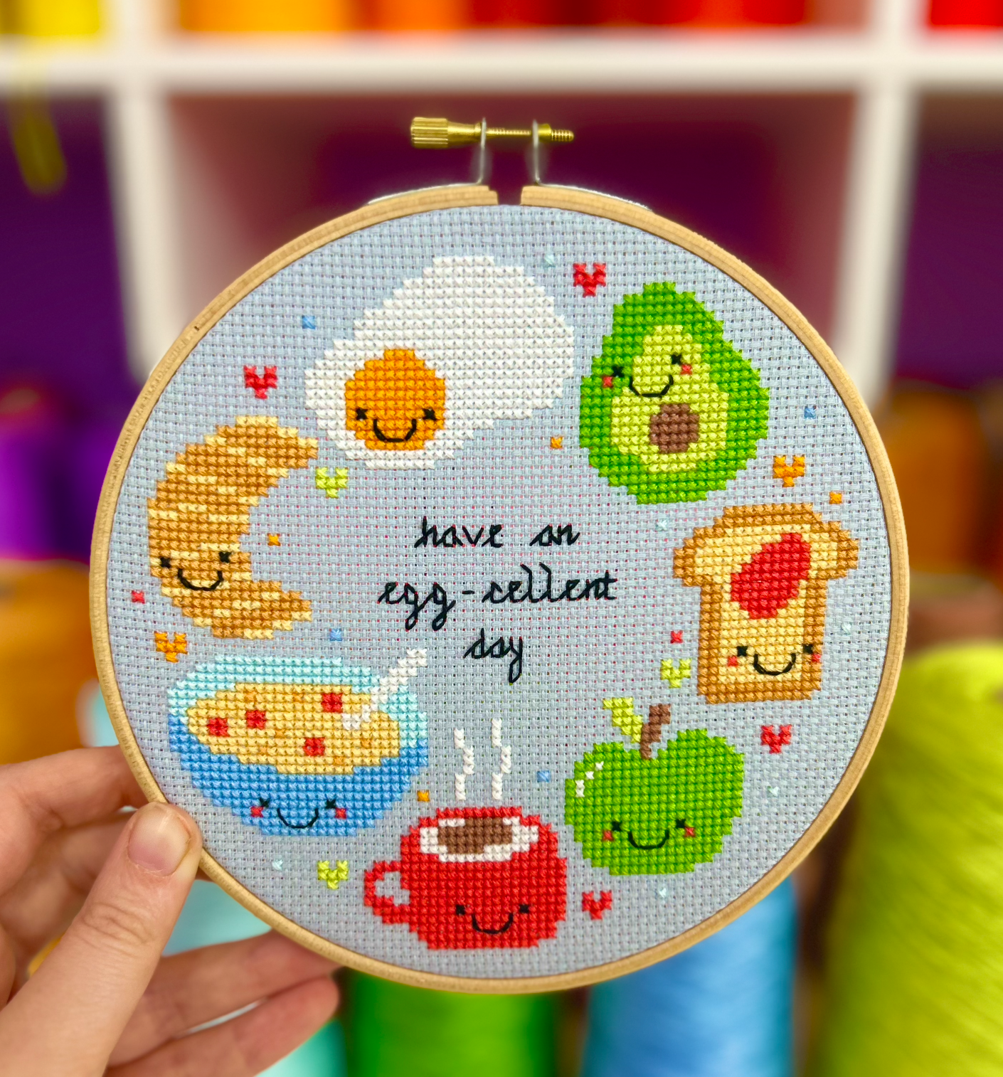 Have an egg-cellent day - *Cross Stitch Kit*