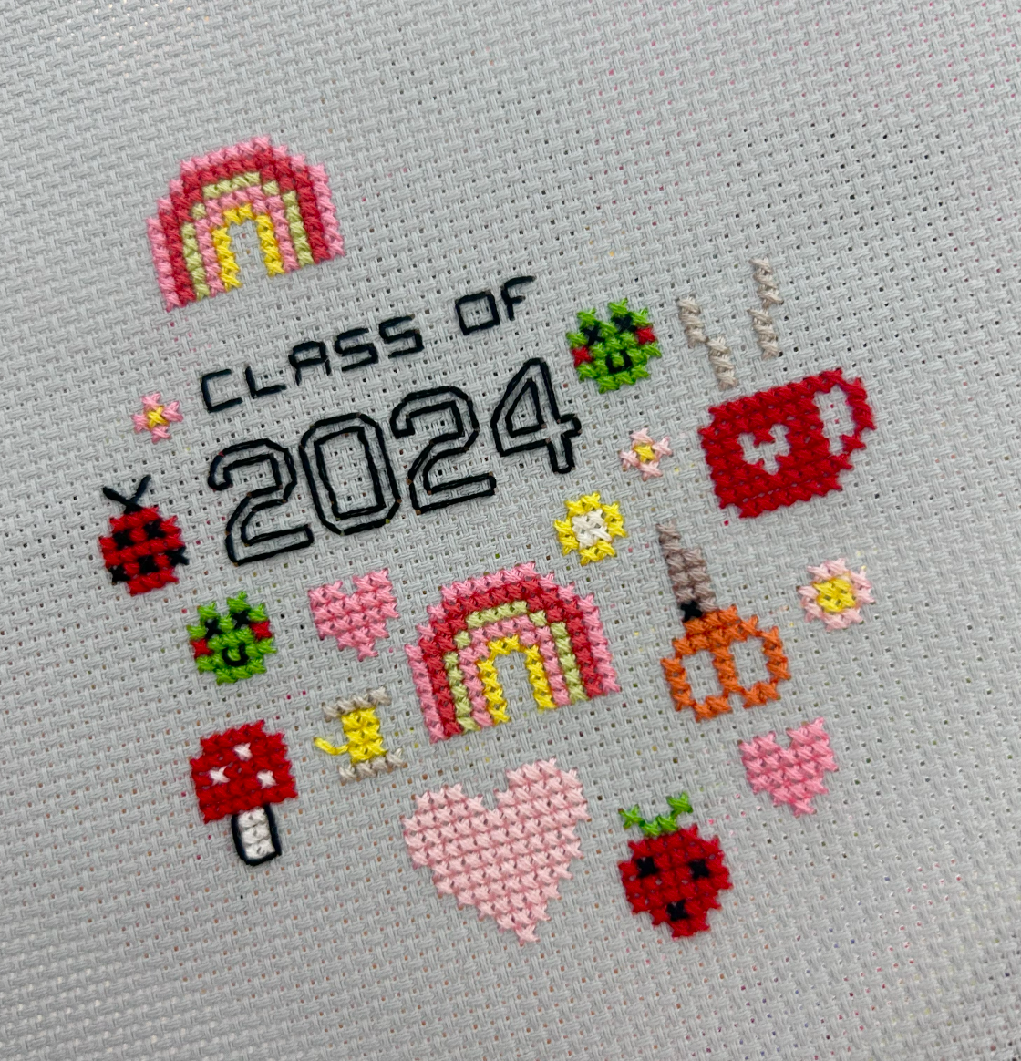 Class of 2024 - *Cross Stitch Kit* Pre-order