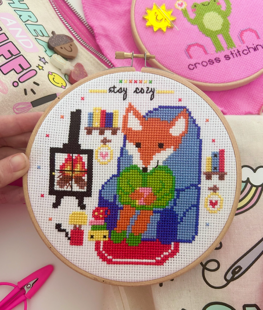 Stay Cozy *Cross Stitch Kit*