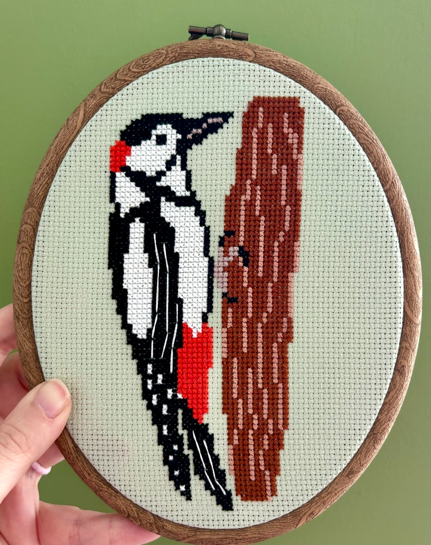 The Woodpecker  *Cross Stitch Kit*