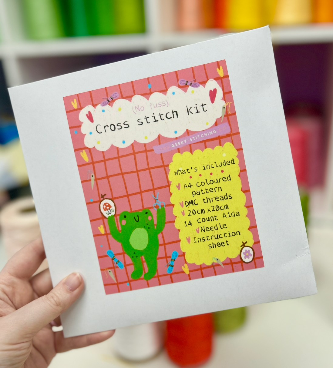 Tea Cake * No Fuss Cross Stitch Kit*