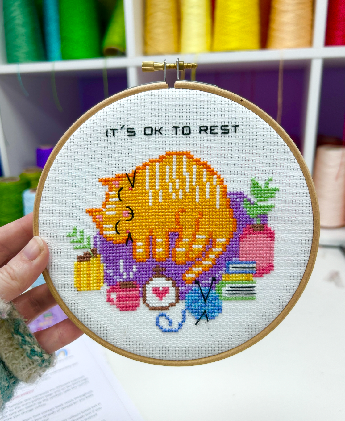 It's ok to rest *Cross Stitch Kit*