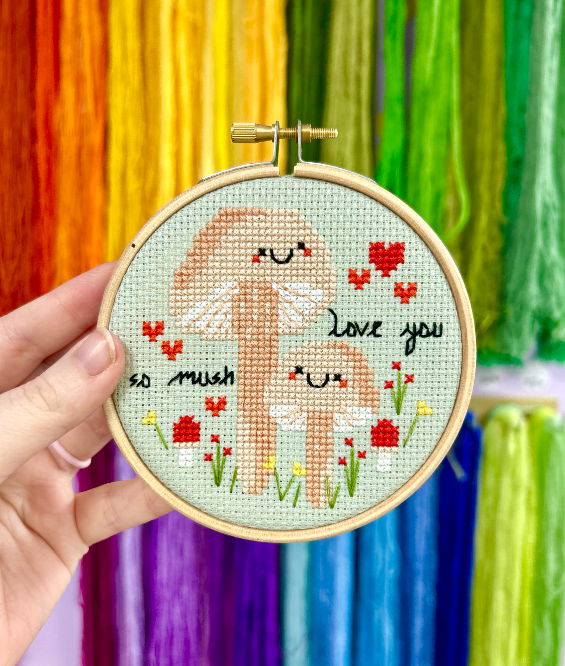 I love you so mush *Cross Stitch Kit*