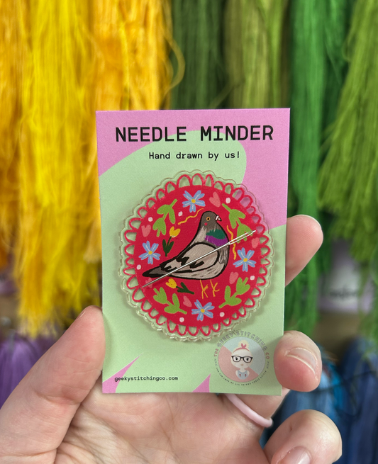 Acrylic Needle minder (Pigeon)