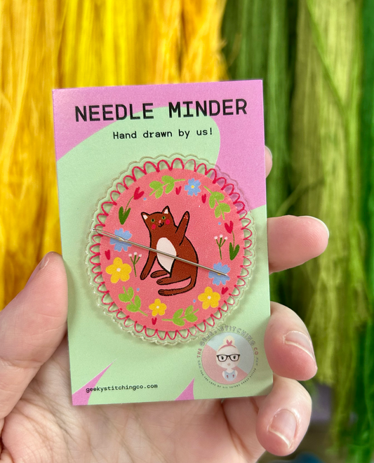 Acrylic Needle minder (Kitty)