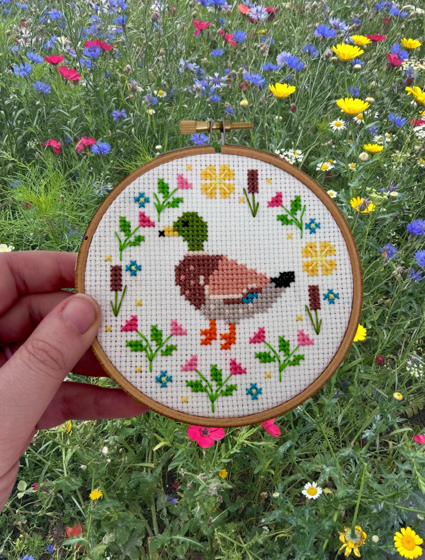 Spring Duck  *Cross Stitch Kit*