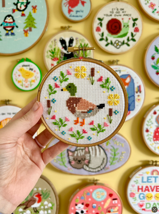 Spring Duck  *Cross Stitch Kit*