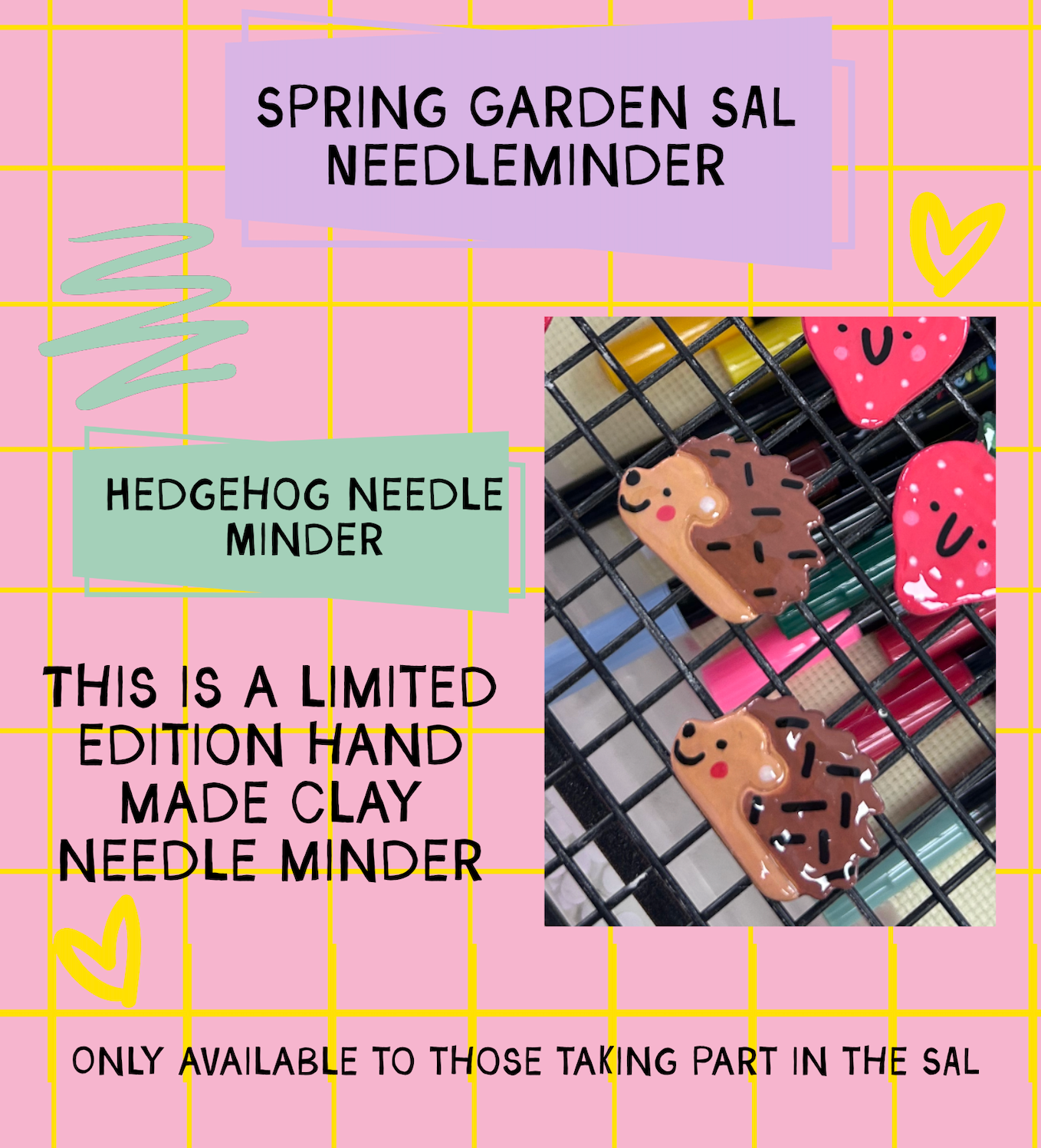 Spring Garden SAL - Kit plus 3 PDF's (PRE-ORDER)