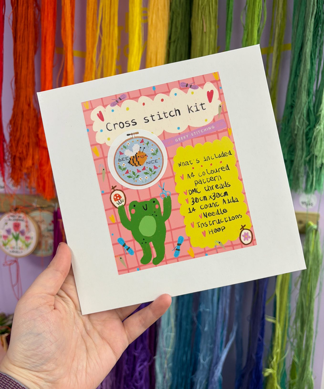 Bee Nice *Cross Stitch Kit*