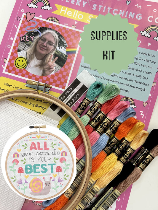 All you can do is your best - *Cross Stitch Kit*