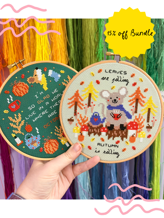Autumn Lover Bundle *Discounted Cross Stitch Kits*