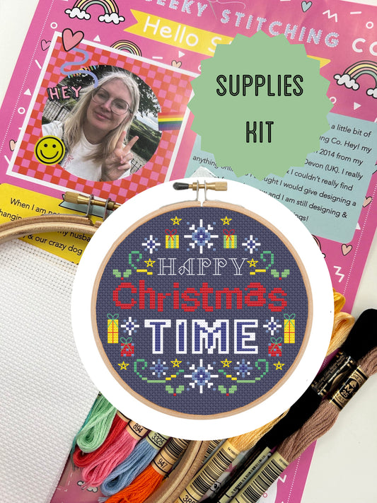 Happy Christmas Time  - *Cross Stitch Kit*