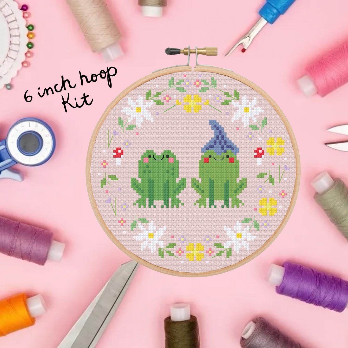 Summer Froggys *Cross Stitch Kit*