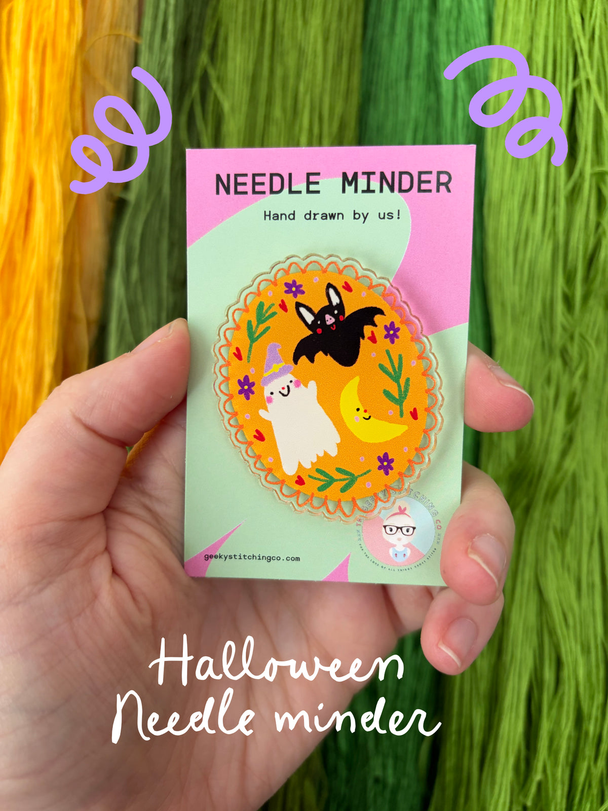 Acrylic Needle minder (Halloween)