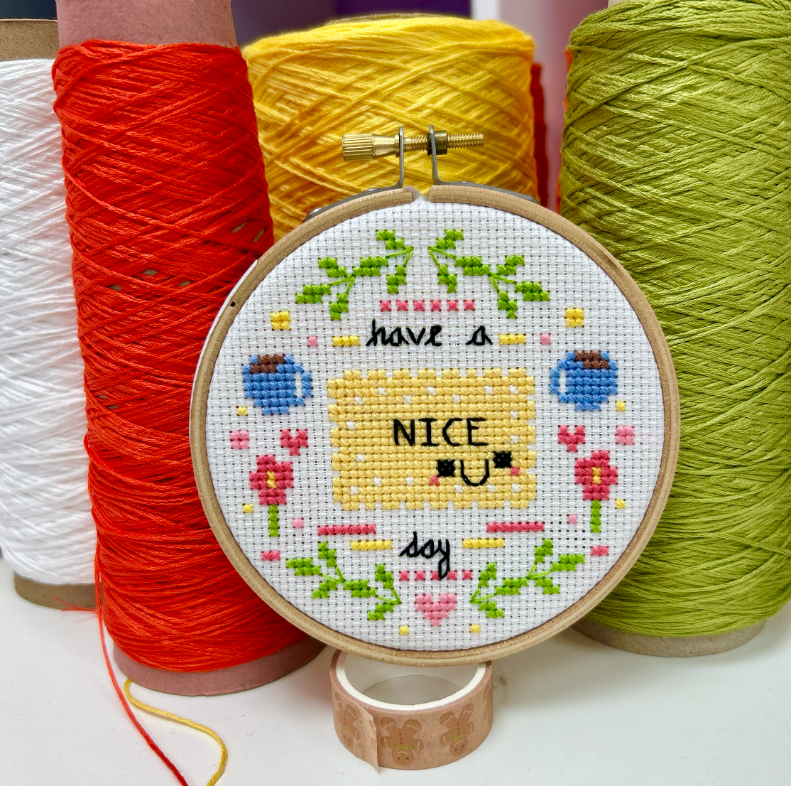 Have a nice day *Cross Stitch Kit*