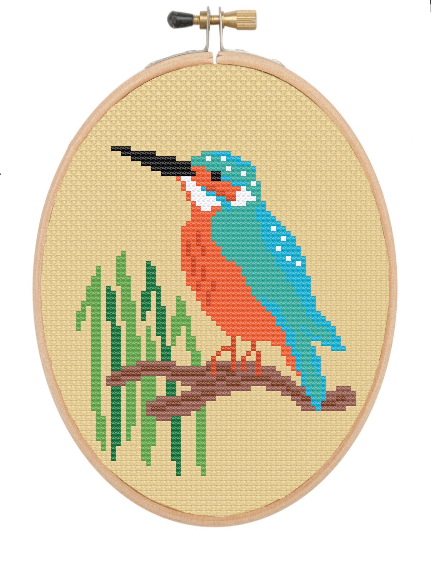 Kingfisher amongst the Reeds *Cross Stitch Kit*