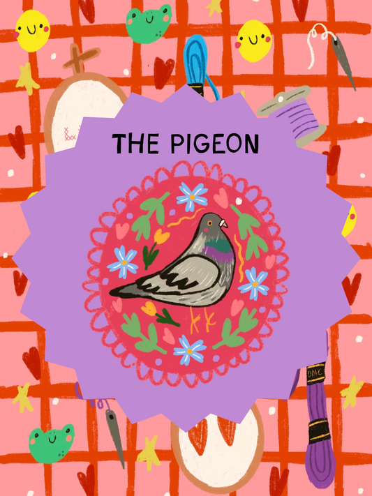 Acrylic Needle minder (Pigeon)