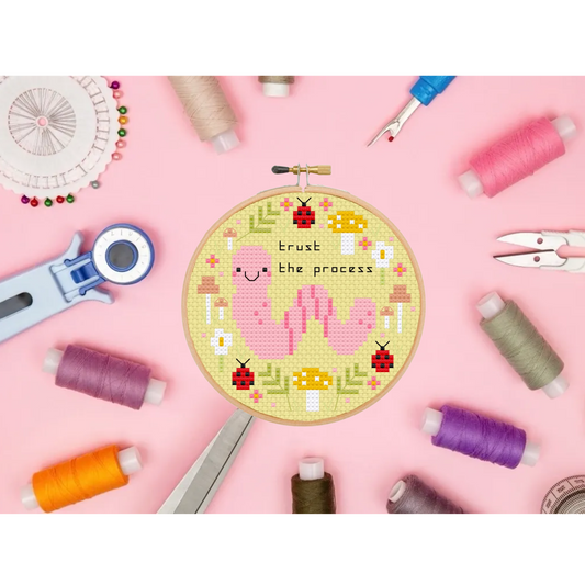 Trust the process *Cross Stitch Kit*