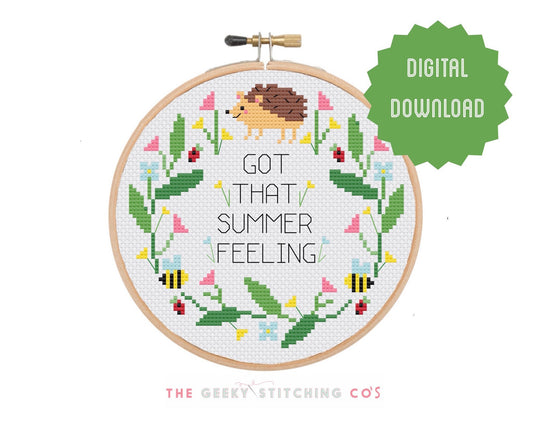 Got that summer feeling  'Cross Stitch Pattern'