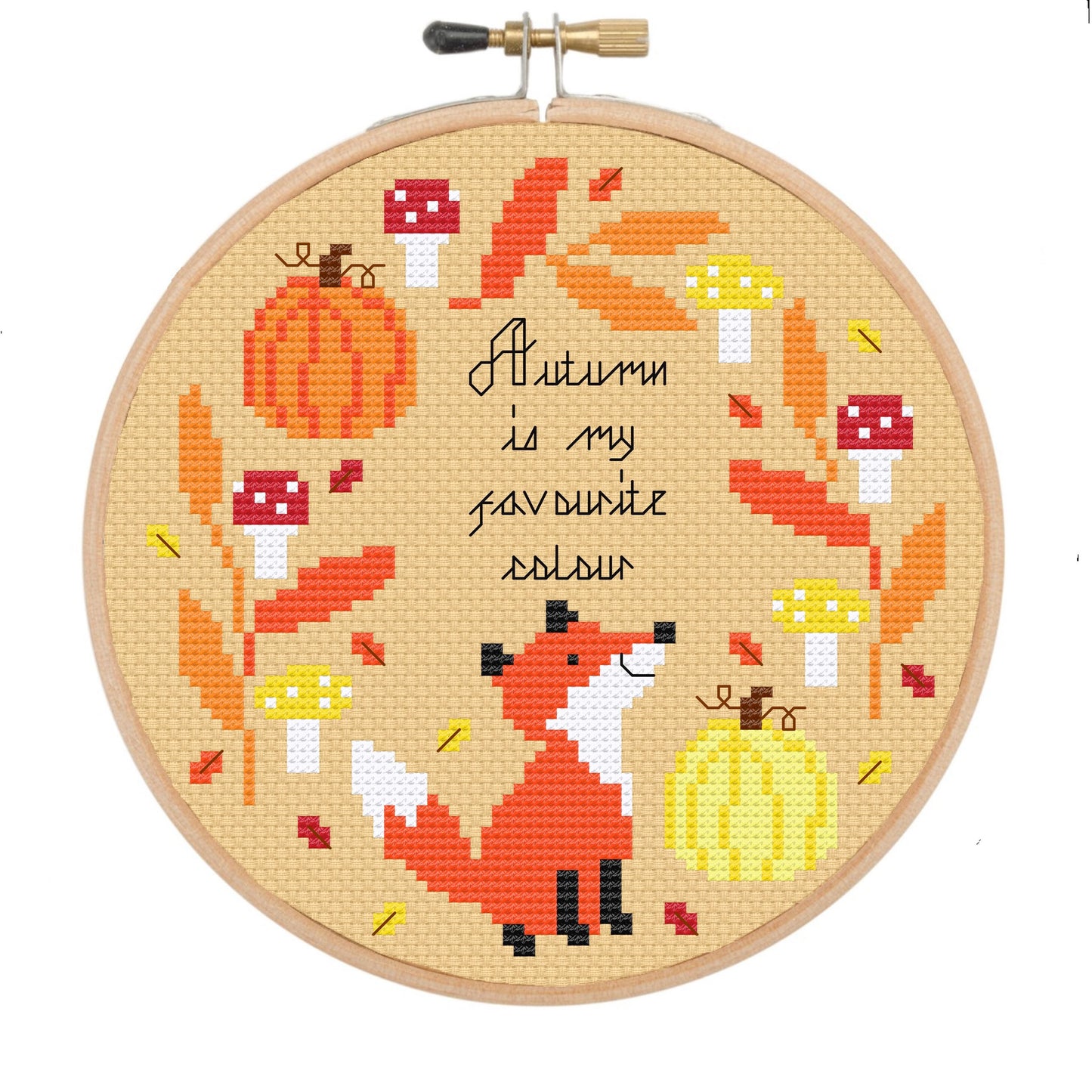 Autumn is my favourite colour  'Cross Stitch Pattern'