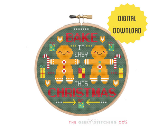 Bake it easy this Christmas  'Cross Stitch Pattern'