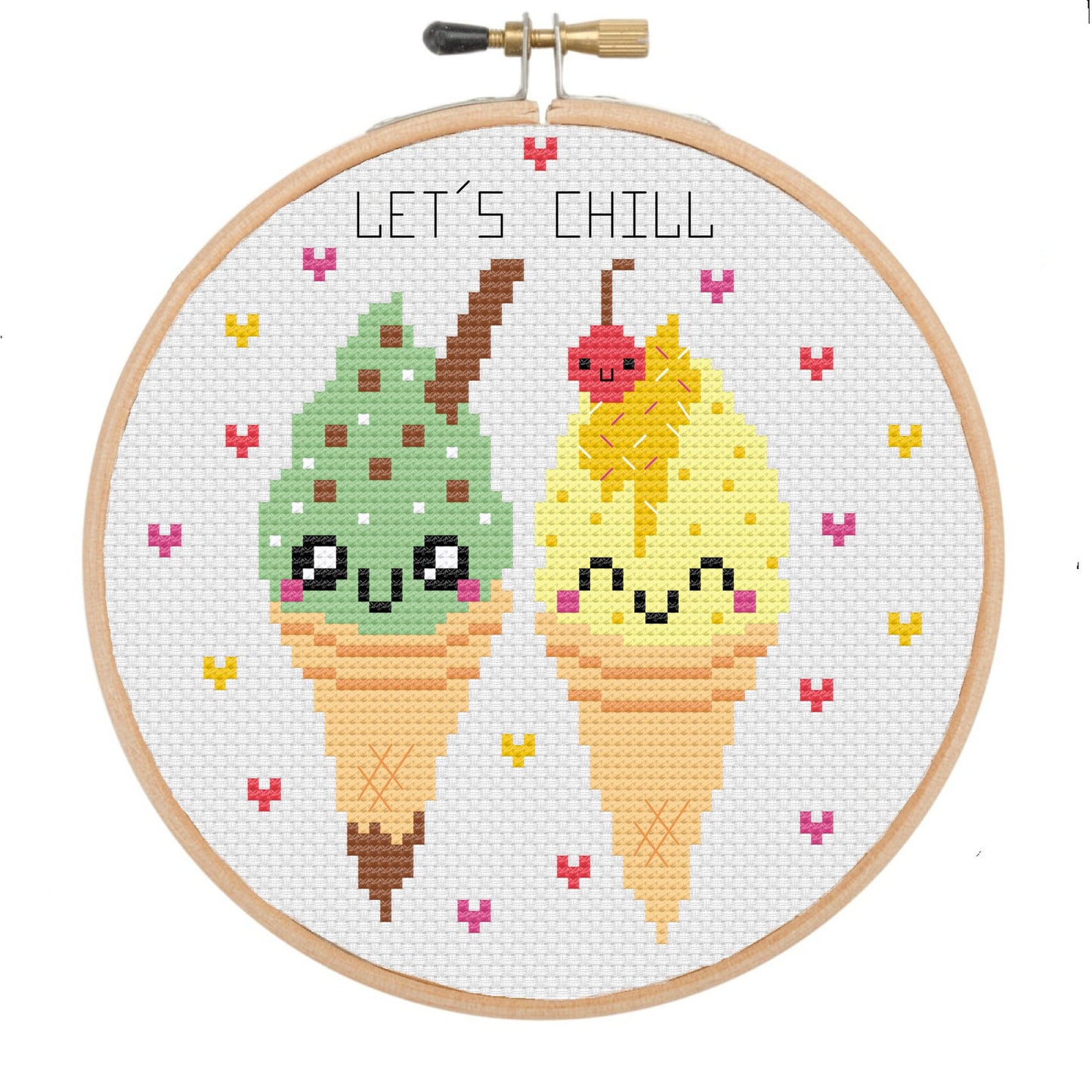 Let's Chill  'Cross Stitch Pattern'